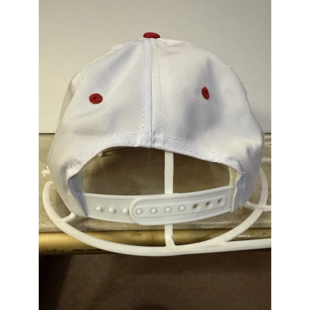 Vintage Hot Tamales Hat Red White‎ Embroidered Snapback 90s Nissun Cap Taiwan
